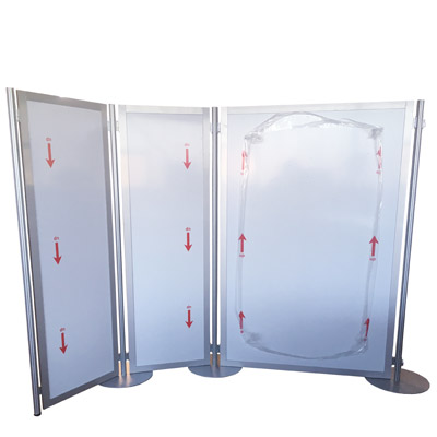 Systemstellwand magnetische Stellwand mit Tellerfu