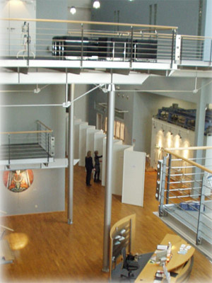 Systemstellwand R8 Winkelaufbau